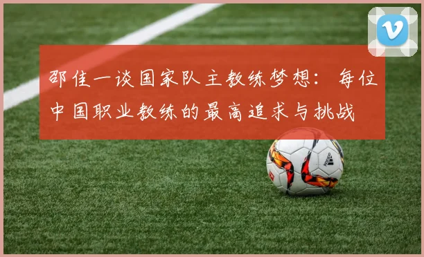邵佳一谈国家队主教练梦想：每位中国职业教练的最高追求与挑战