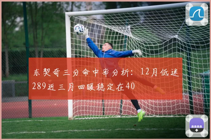 东契奇三分命中率分析:12月低迷289近三月回暖稳定在40